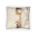Woven Pillow with Golden Hour Crowd Art