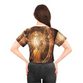 Crop Tee - Moody Amber Glow