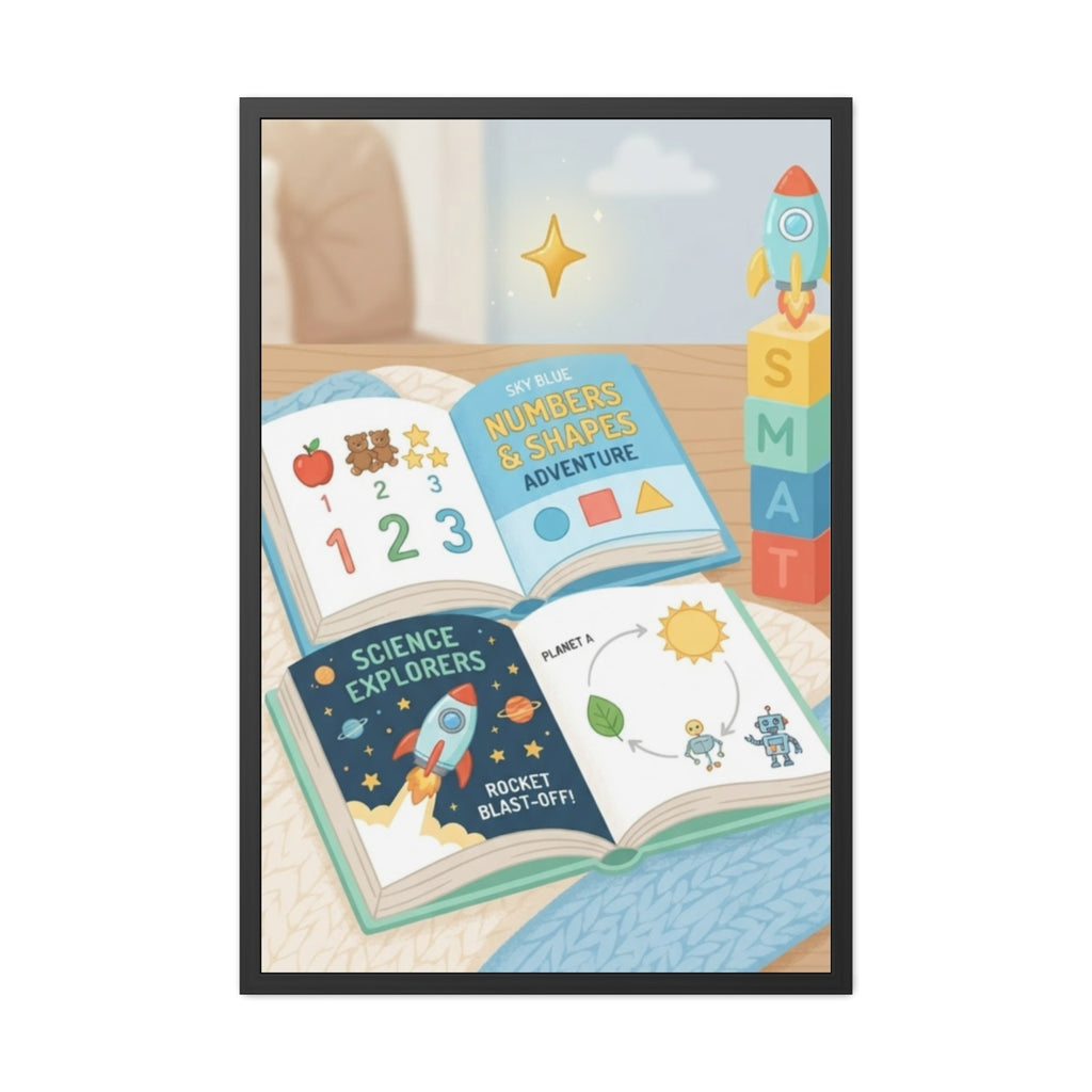 Framed Poster - Science Explorers — Portrait (8×12, 9×11......