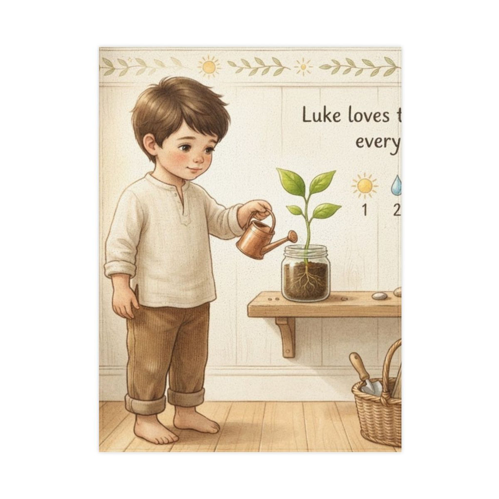 Toddler Blanket - Little Sprout Garden | Echovira Gallery