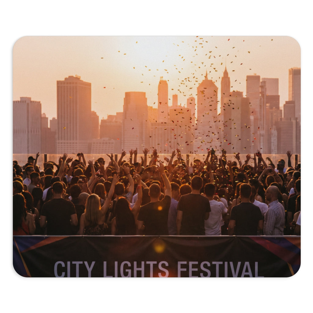 Mouse Pad - City Lights Festival | Echovira Gallery