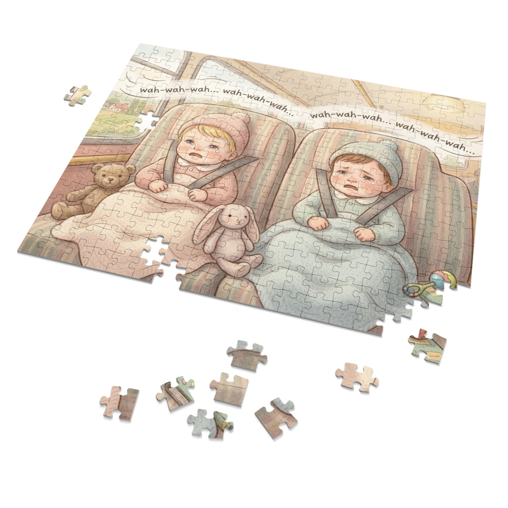 Jigsaw Puzzle with Tin - The Bus Ride (30, 110, 252, 500......