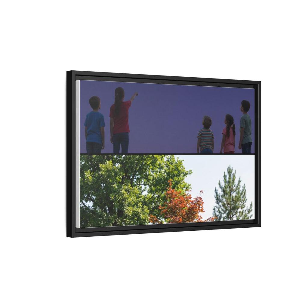 Framed Matte Canvas - Wilderness Gallery — Black / 1.25"