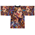 Long Sleeve Kimono Robe - Shattered Elegance | Echovira...