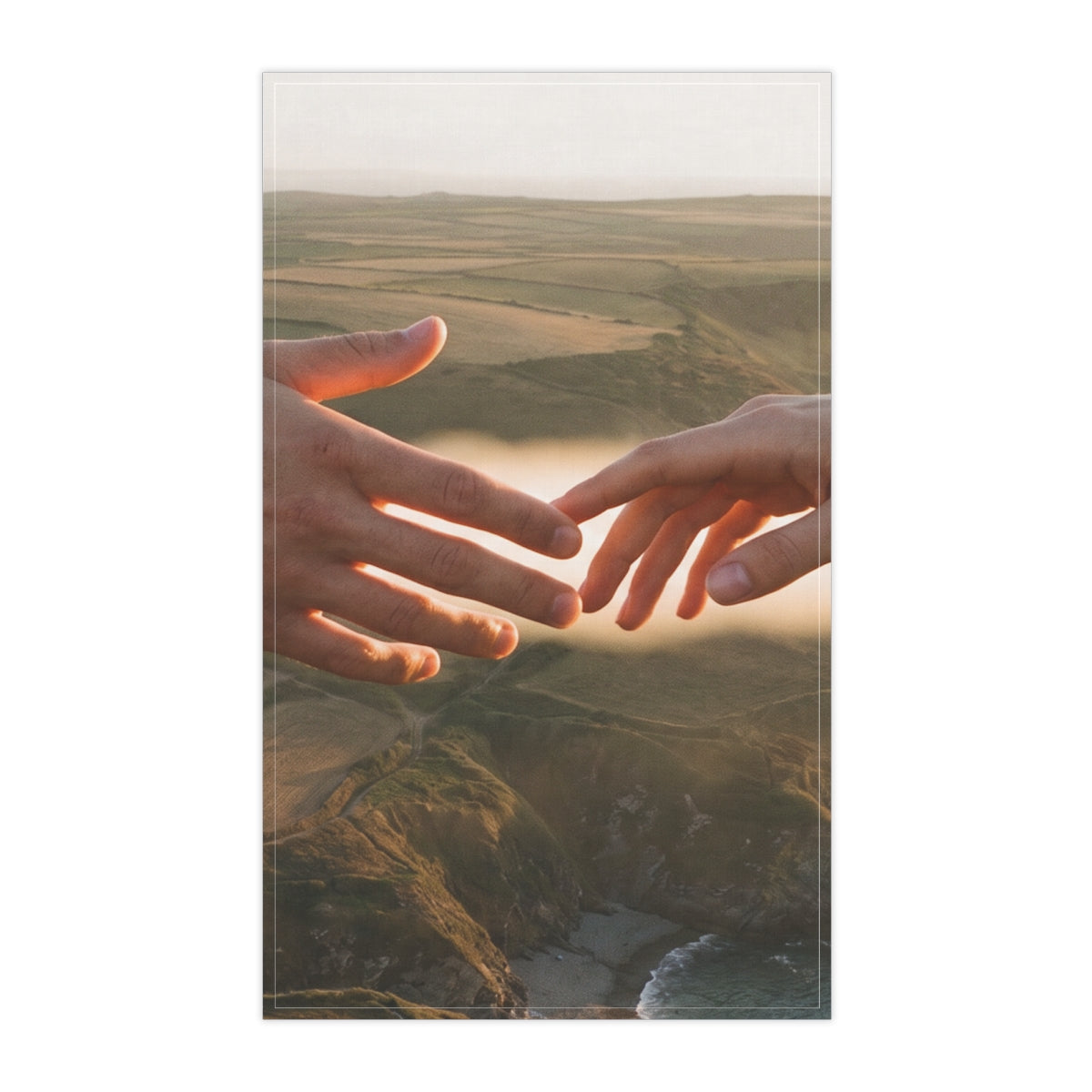 Tea Towels - The Infinite Touch | Ethereal Coastal Art |...
