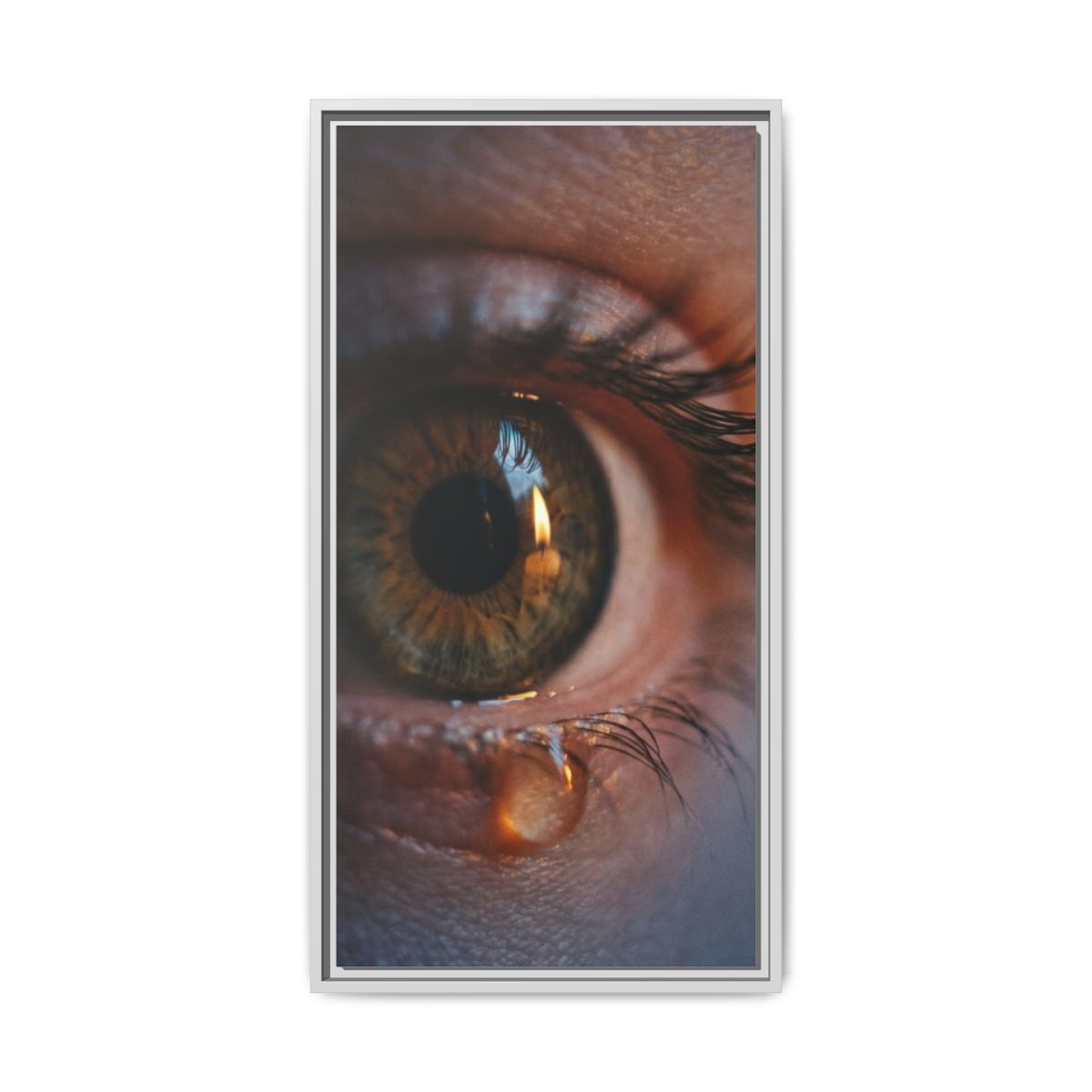 Matte Canvas, Framed - Luminous Tear