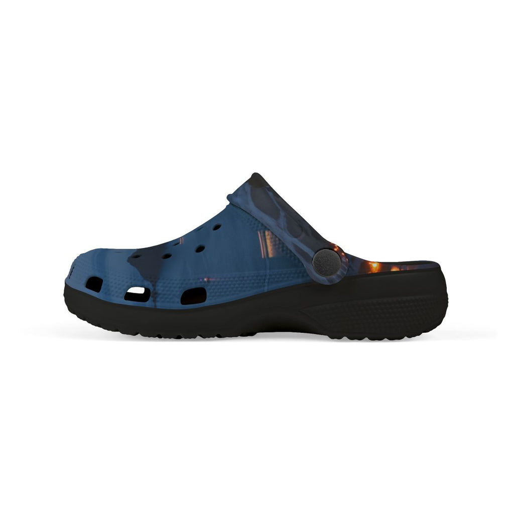 Kids' Coastal Bonfire Seascape Clogs