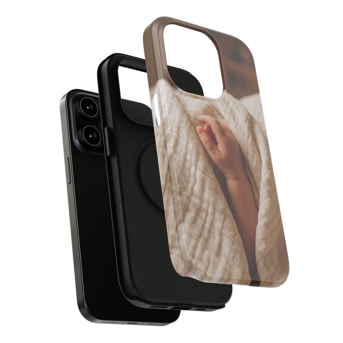 Impact-Resistant Cases - Warm Neutral Tech