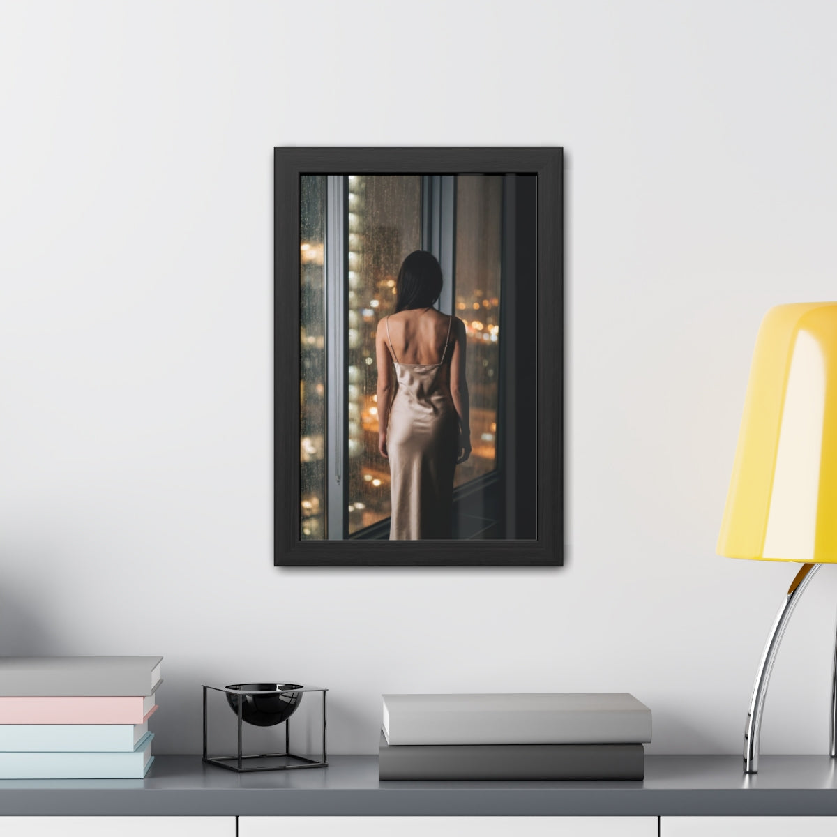 Framed Poster - Rainscape Silhouette — Portrait (8×12, 9×11...