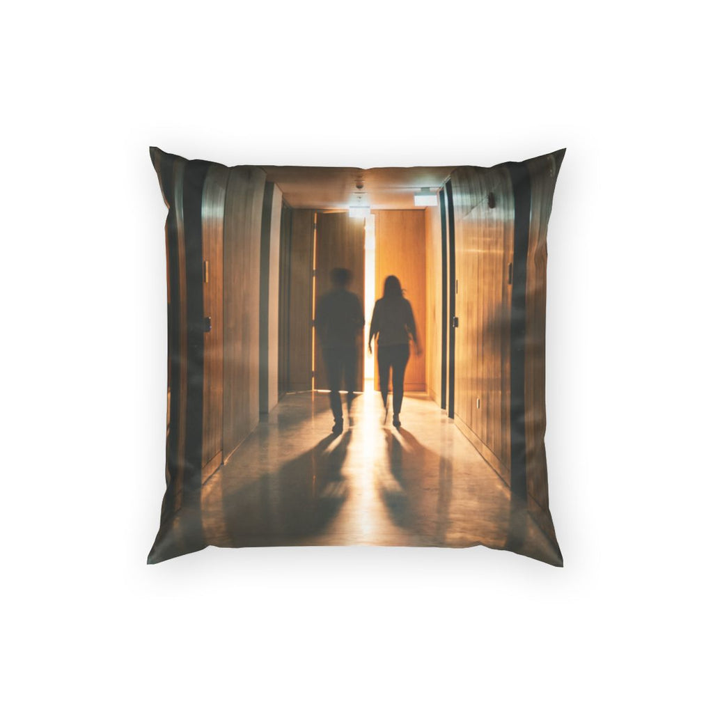 Poly Velvet Pillow - Amber Passage | Echovira Gallery
