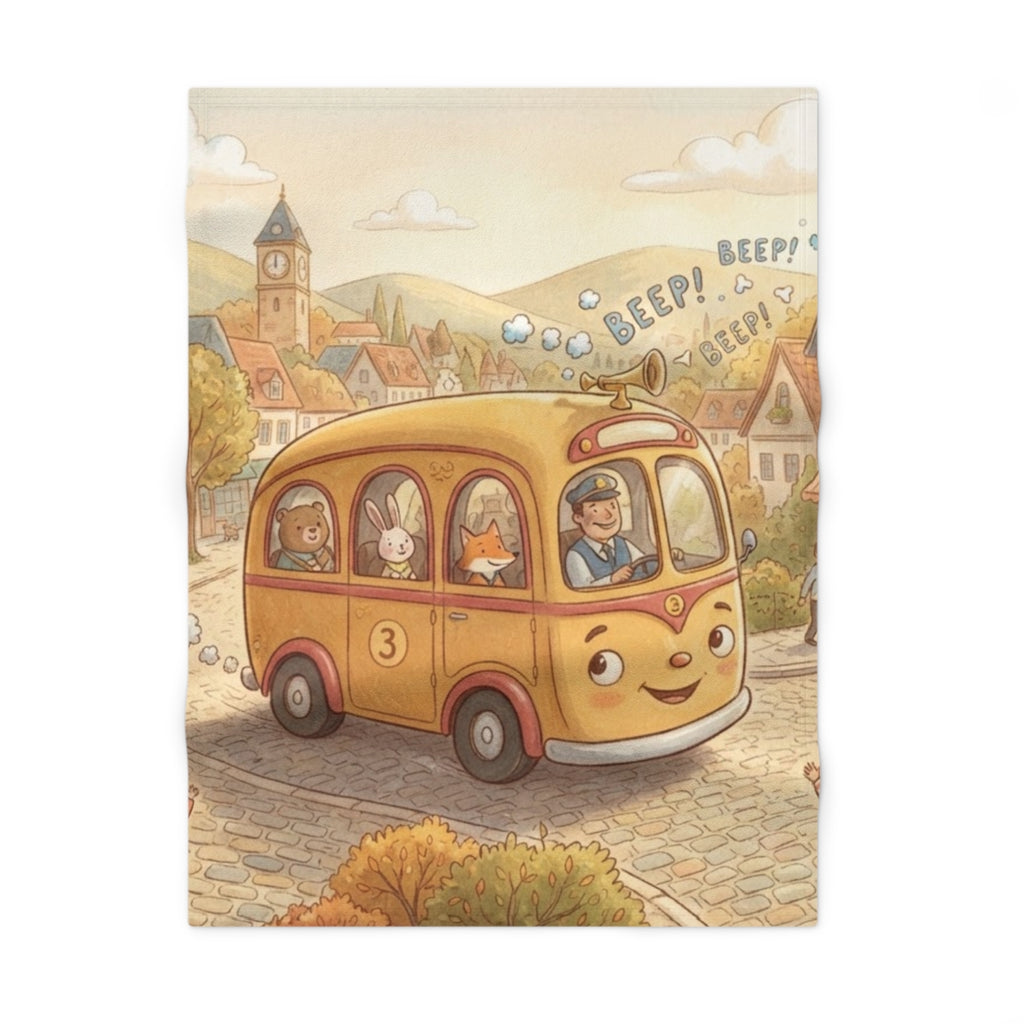 Soft Fleece Baby Blanket - Village Warmth | Echovira Gallery