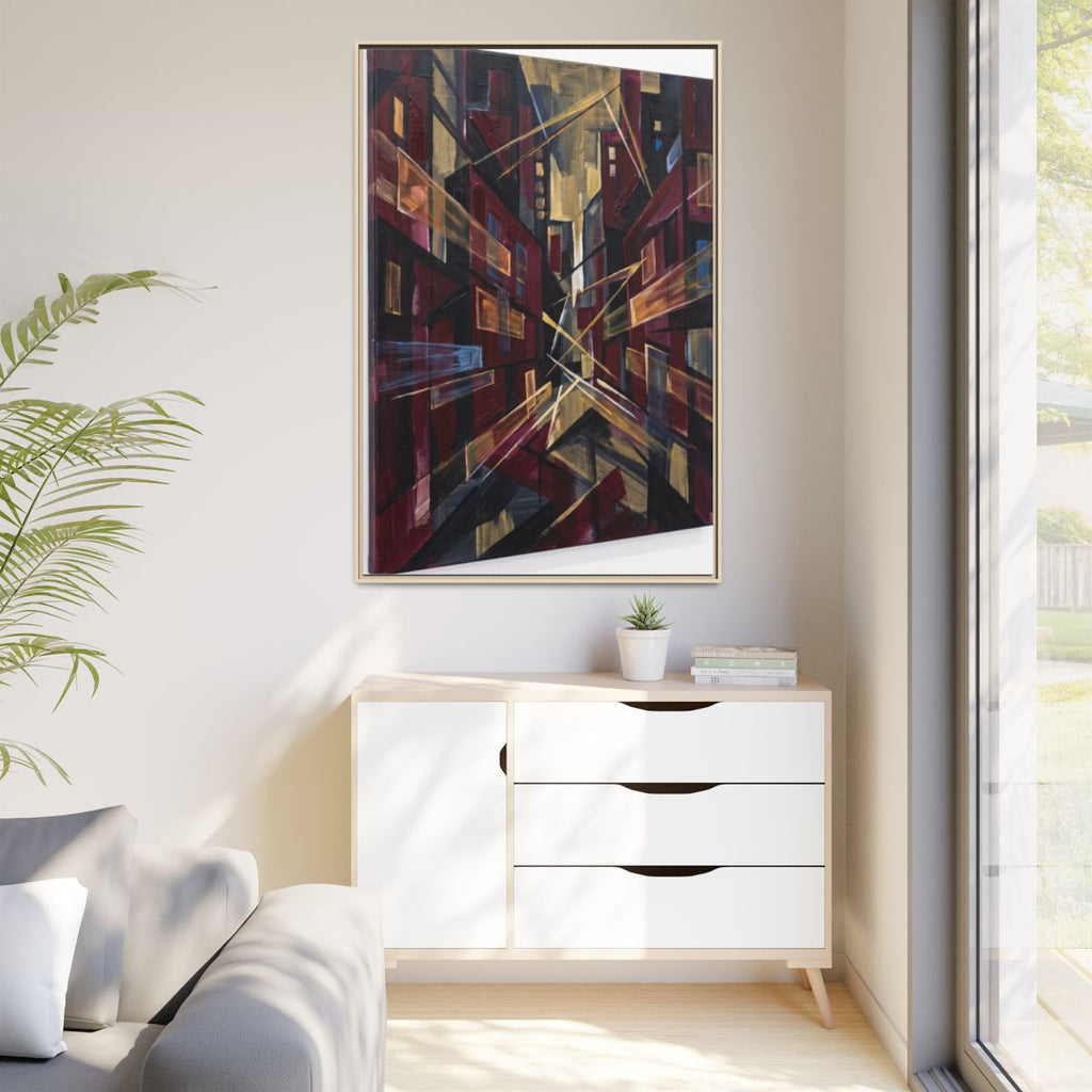 Framed Matte Canvas - Urban Perspective (8×10, 9×12, 11×14...