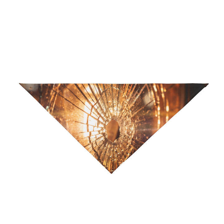 Pet Bandana - Fractured Light Shattered Glass Art