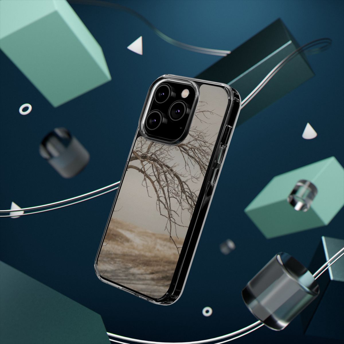 Clear Impact-Resistant Cases - Clear Phone Case - Winter...