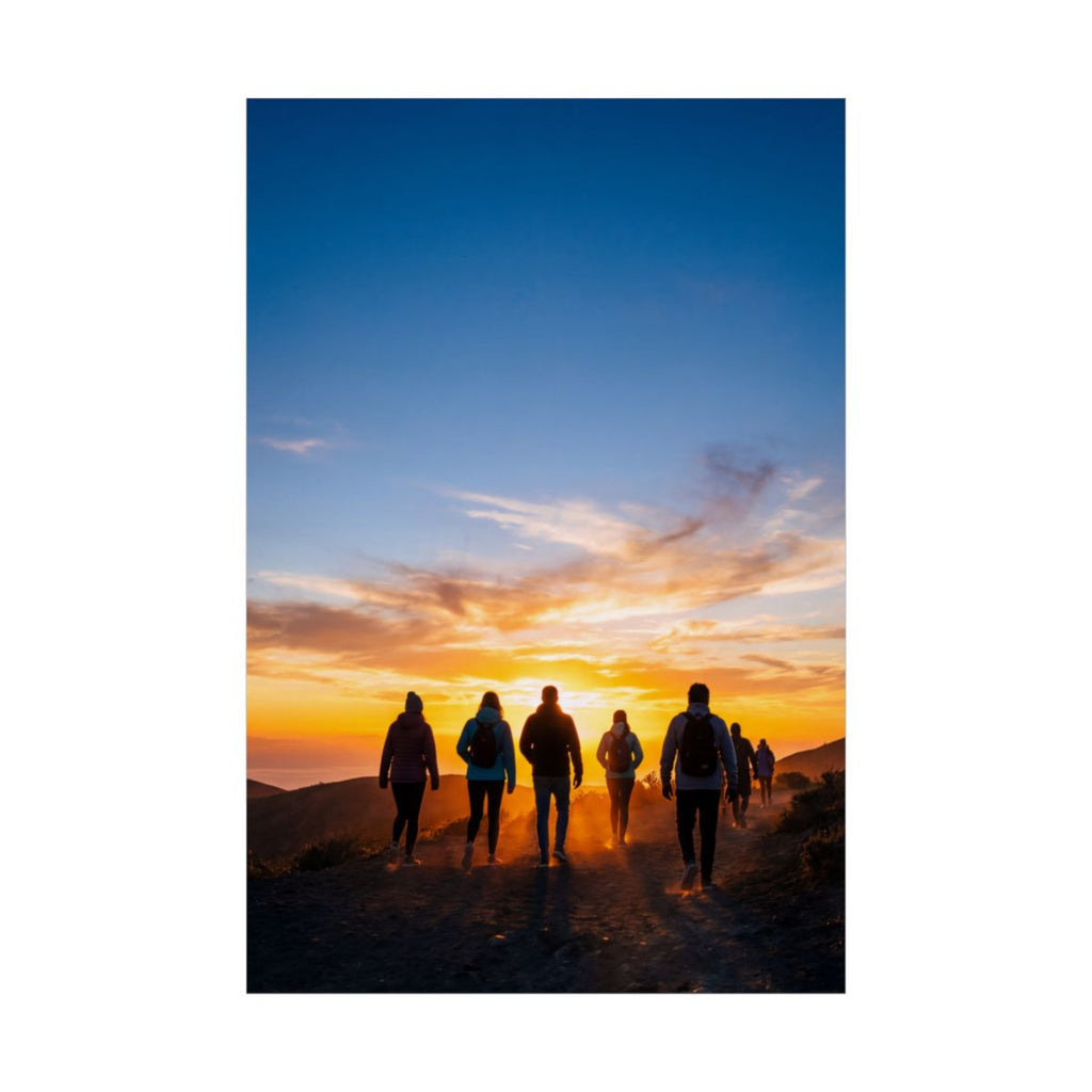 Unframed Posters - Sunrise Trail Journey