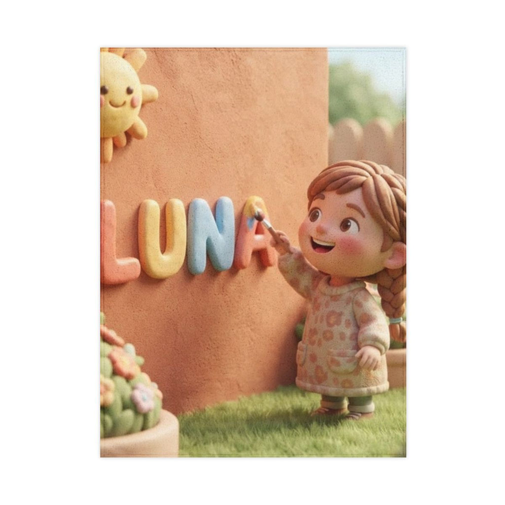Toddler Blanket - Luna Sunshine Clay Snuggle | Echovira...
