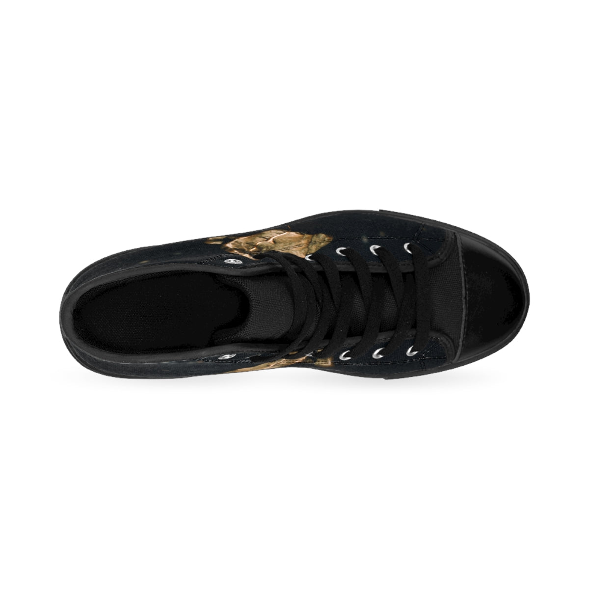 Women's Classic Sneakers with Bronze Stone Art