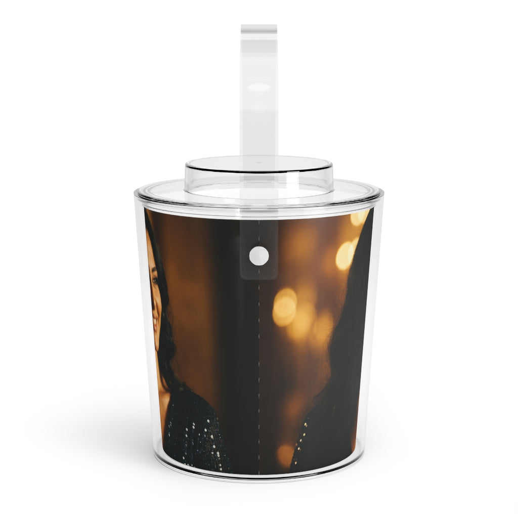 Ice Bucket with Tongs - Ice Bucket - Midnight Radiance Party