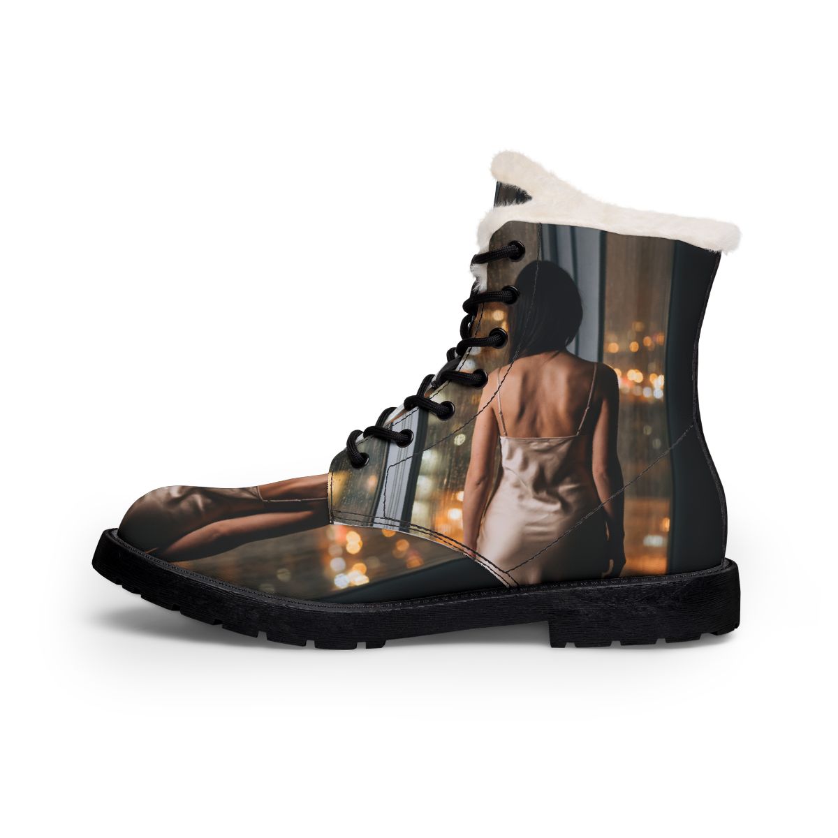 Women's Fur Boots - Winter Night Style