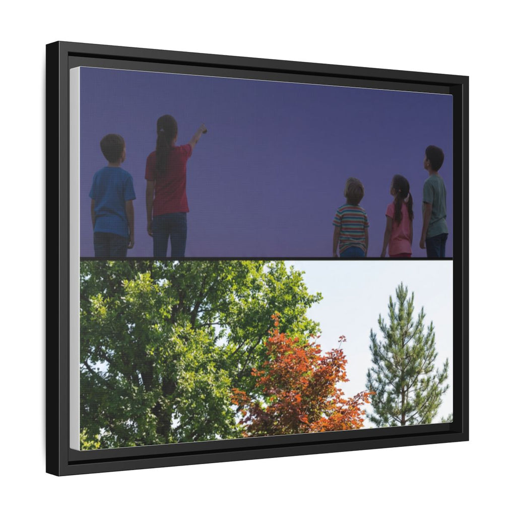Framed Matte Canvas - Wilderness Gallery — Black / 1.25"