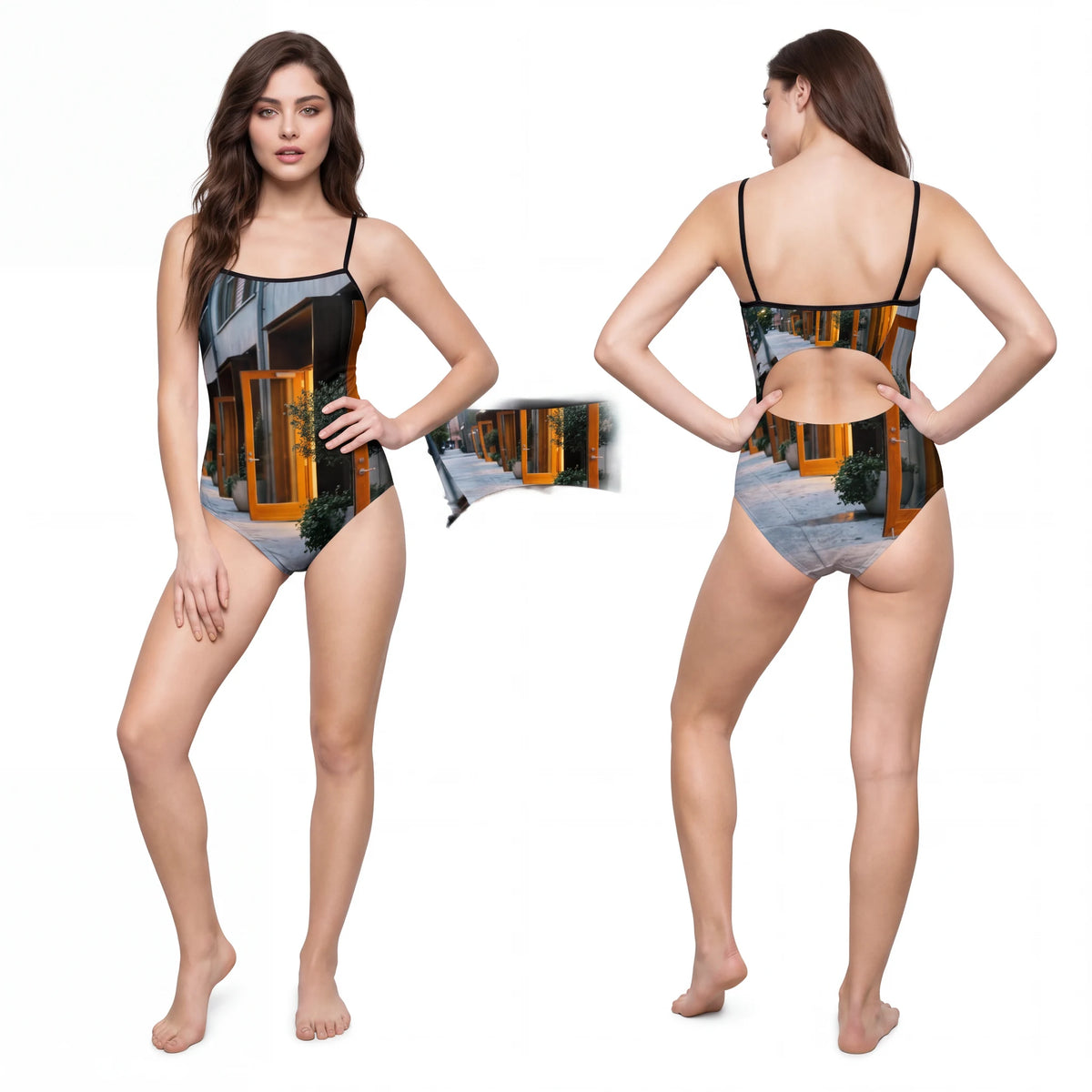 Women's One-piece Swimsuit - Twilight Walk | Echovira...
