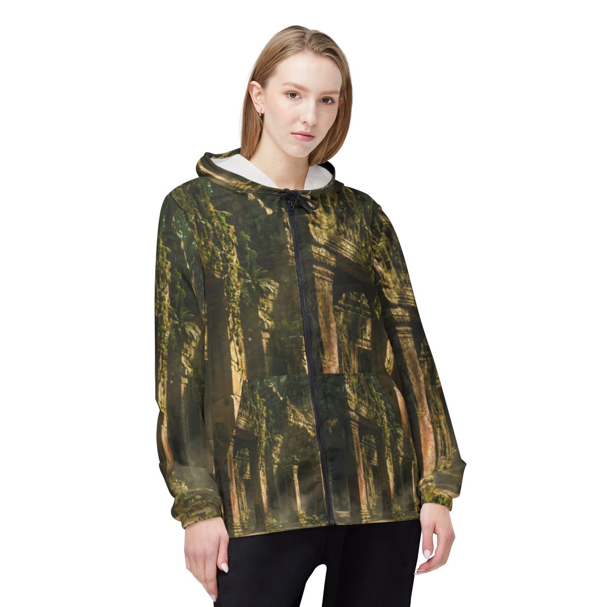Unisex Windbreaker - Ancient Sanctuary | Echovira Gallery