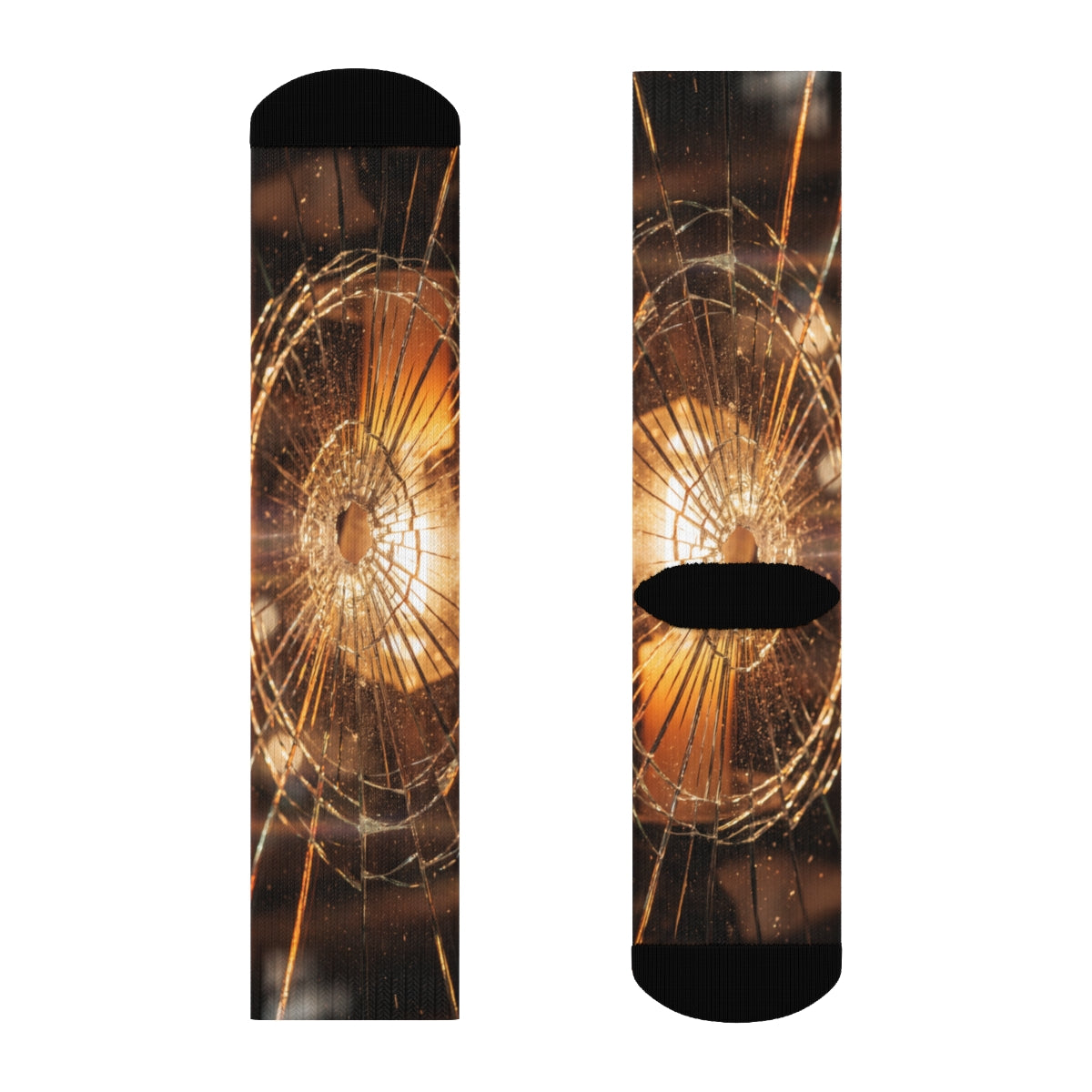 Crew Socks - Cinematic Fractured Glass