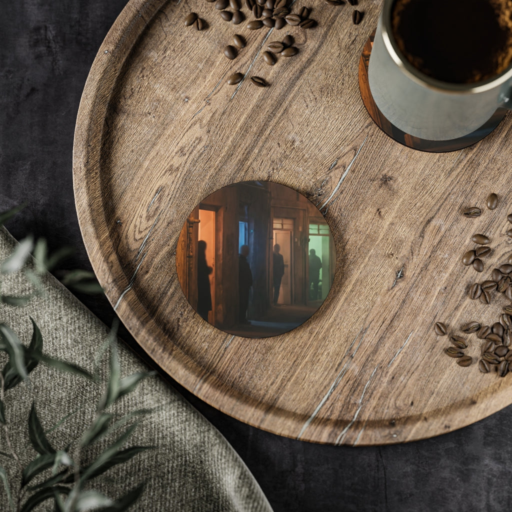 Coasters - Shadowed Alleyway Mystery Art Print (1 & 4 pcs) |...