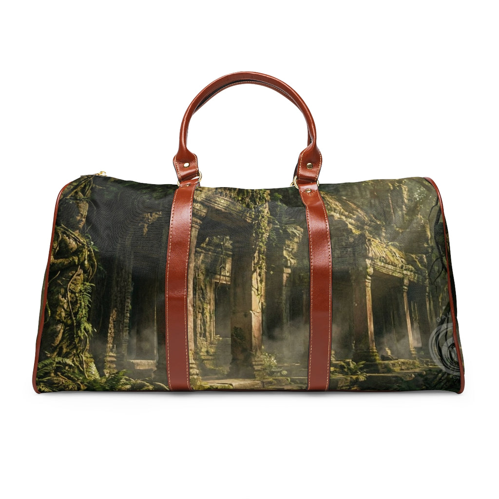 Waterproof Travel Bag - Jungle Temple Realm | Echovira...