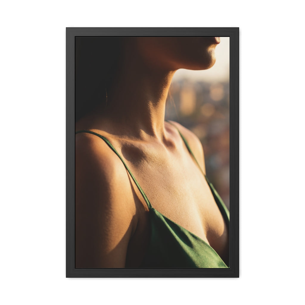 Framed Poster - Sunlit Muse Gallery Art
