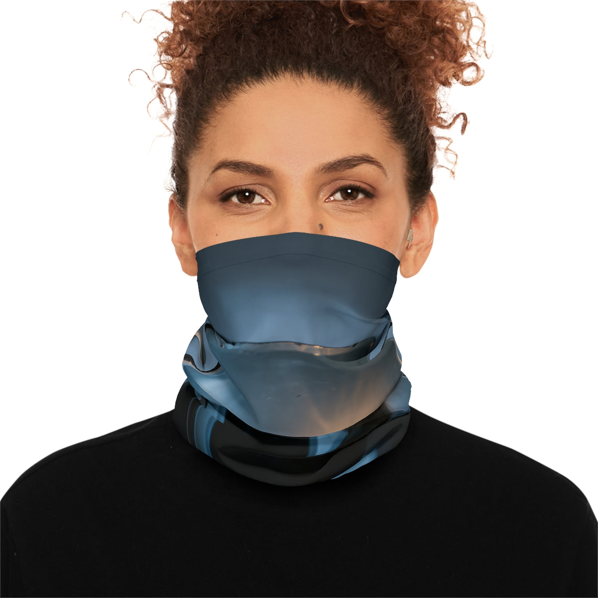 Midnight Reflections Neck Gaiter - Moody Outdoor Wrap |...