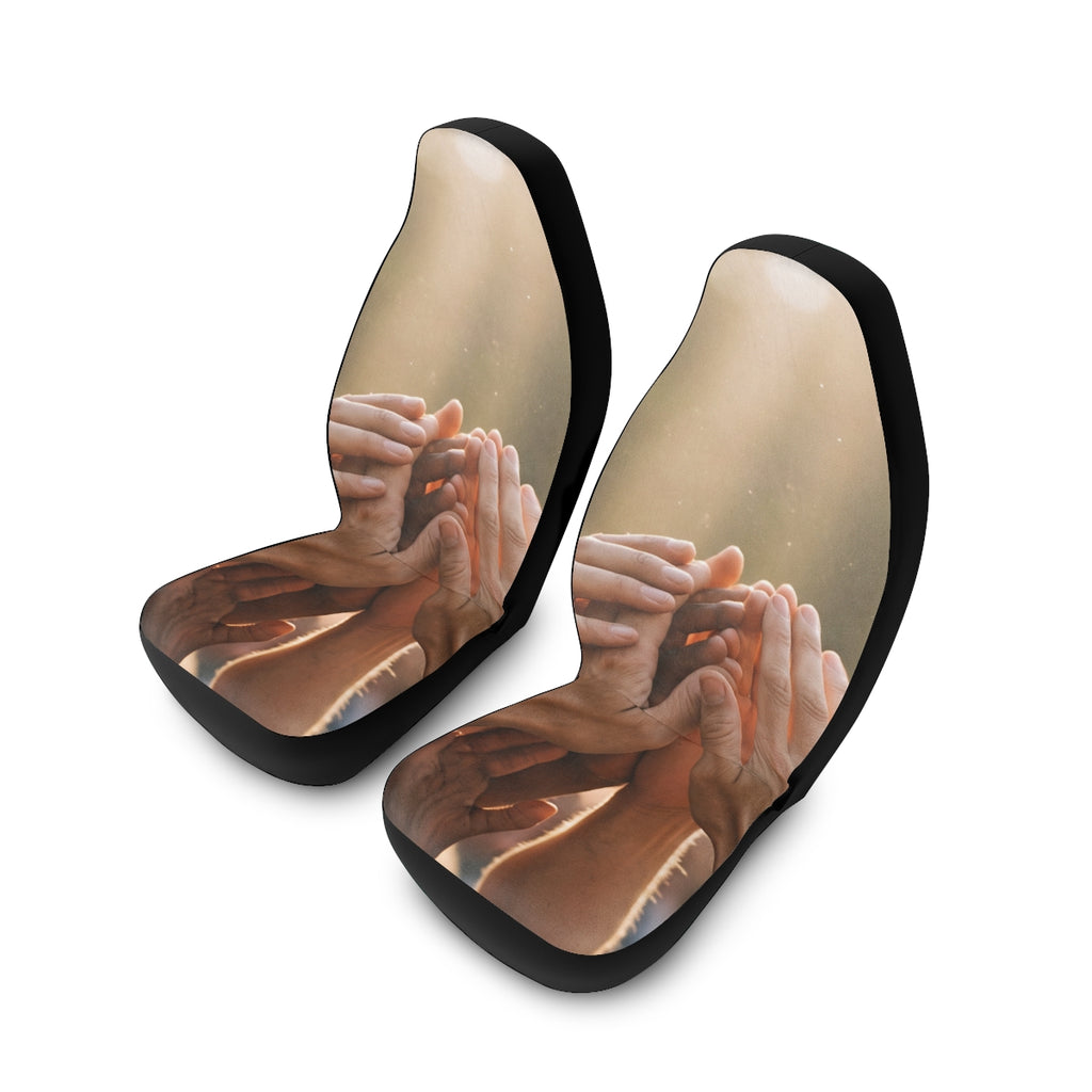 Polyester Car Seat Covers - Golden Rays of Unity Wall Art |...