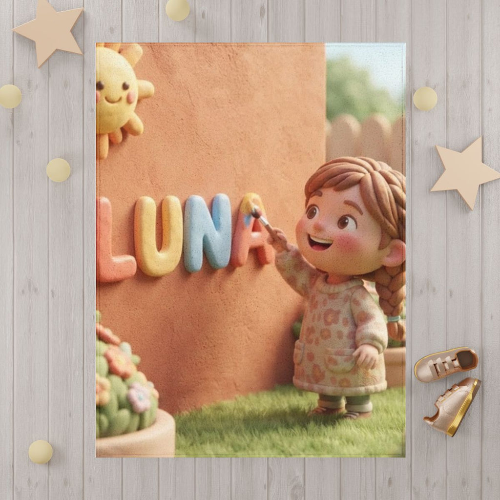 Toddler Blanket - Luna Sunshine Clay Snuggle | Echovira...