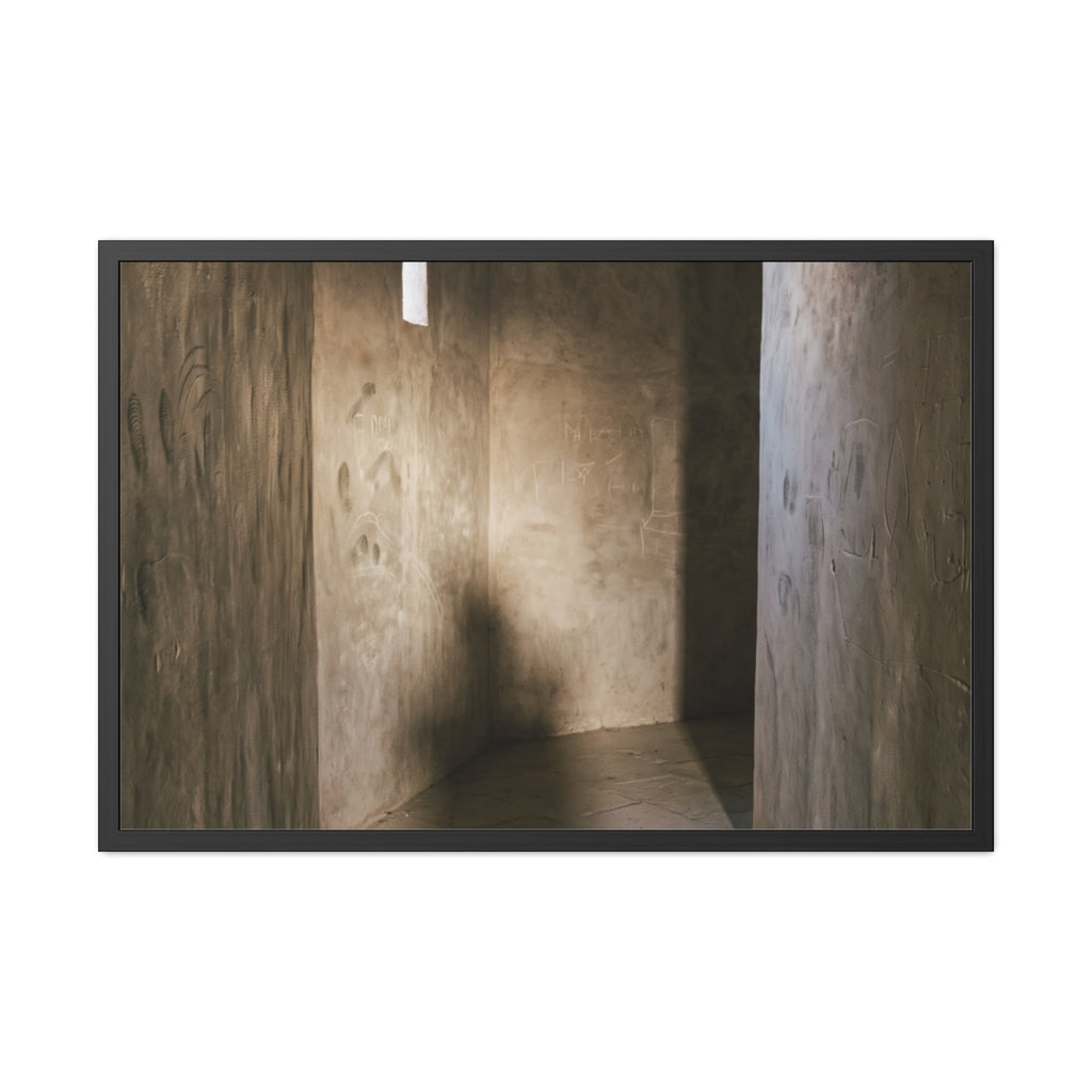 Framed Posters - Shadows of the Citadel moody architectural...