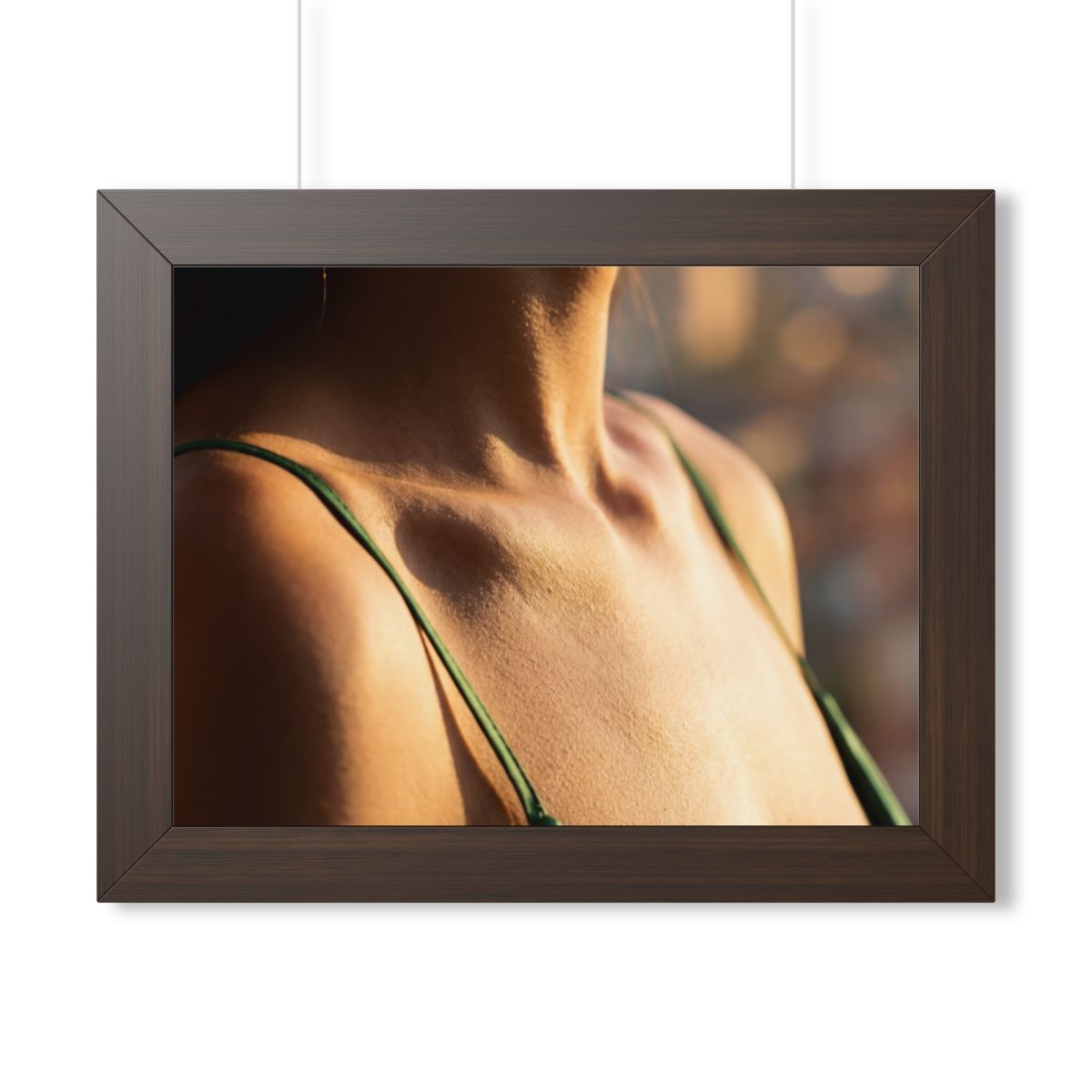 Framed Horizontal Poster - Golden Hour Glow - Minimalist......