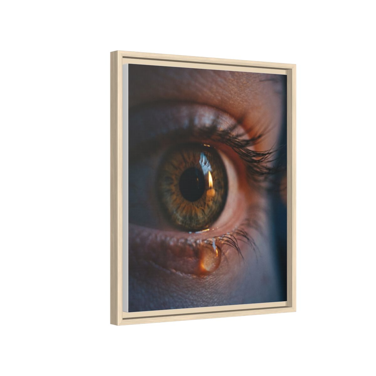 Matte Canvas, Framed - Luminous Tear