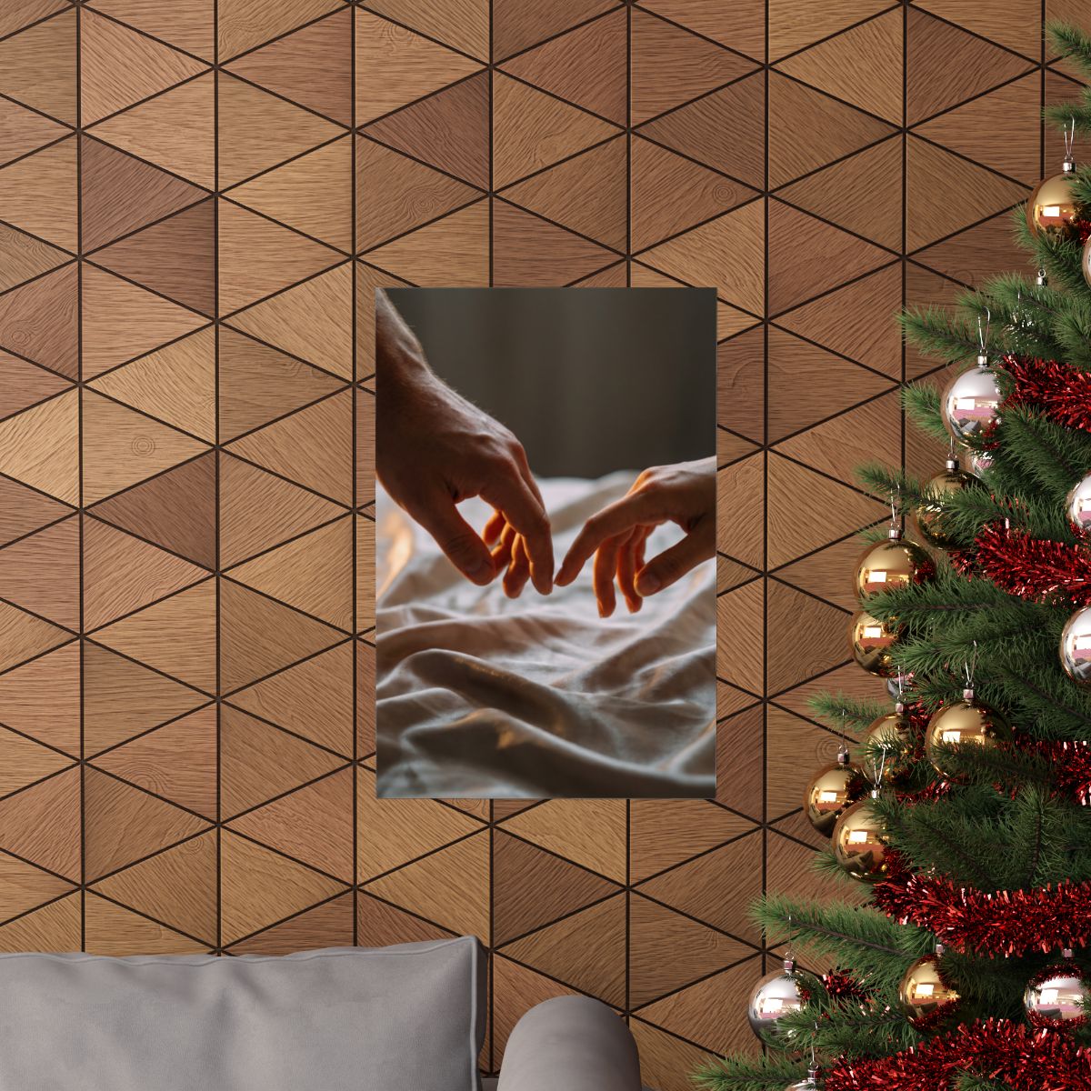 Matte Vertical Posters - Tender Touch (8×10 & 36×54) |...