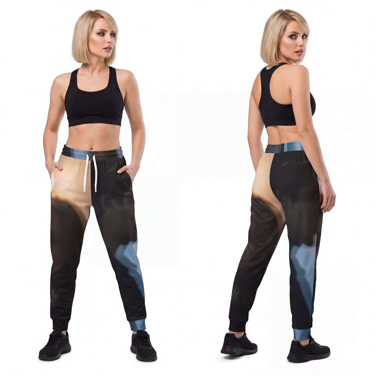 Midnight Reflection Joggers - Moody Athletic Loungewear |...
