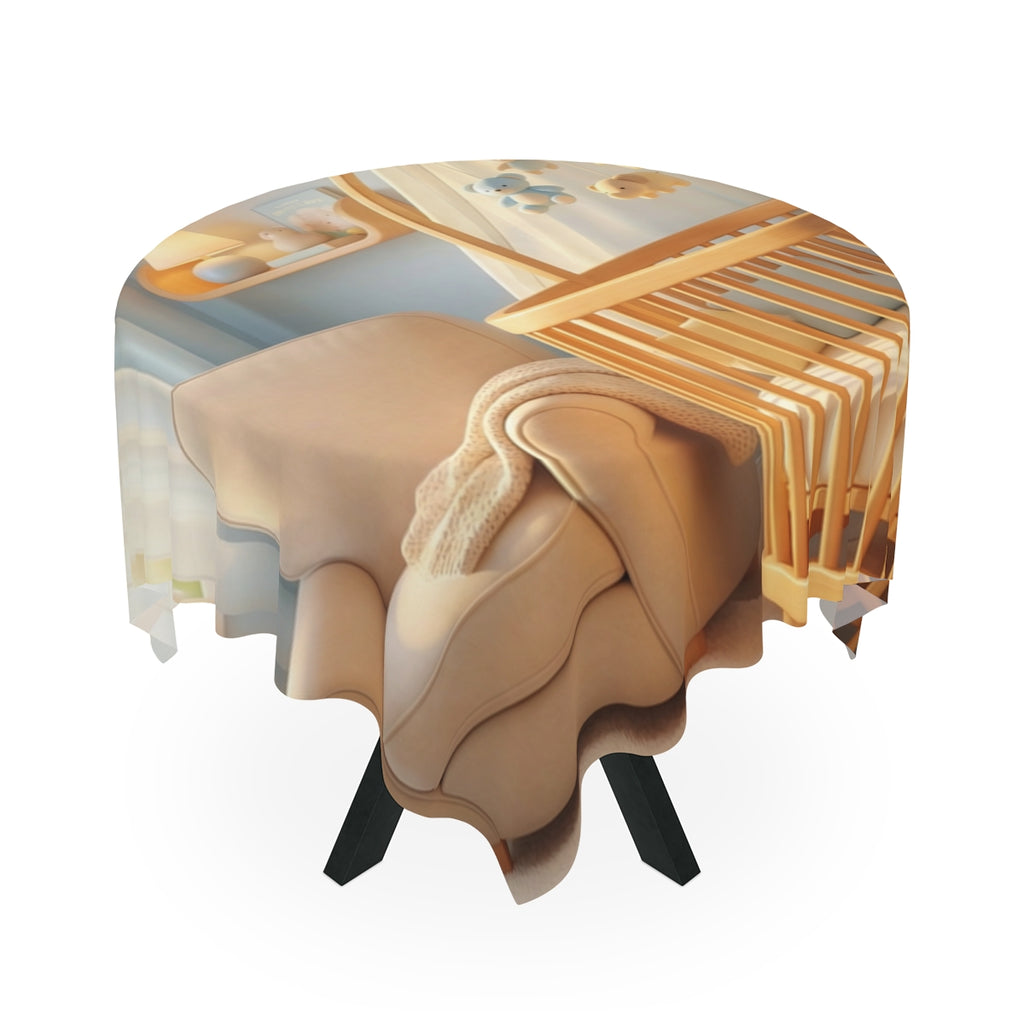 Serene Aesthetic Tablecloth - Soft Gather