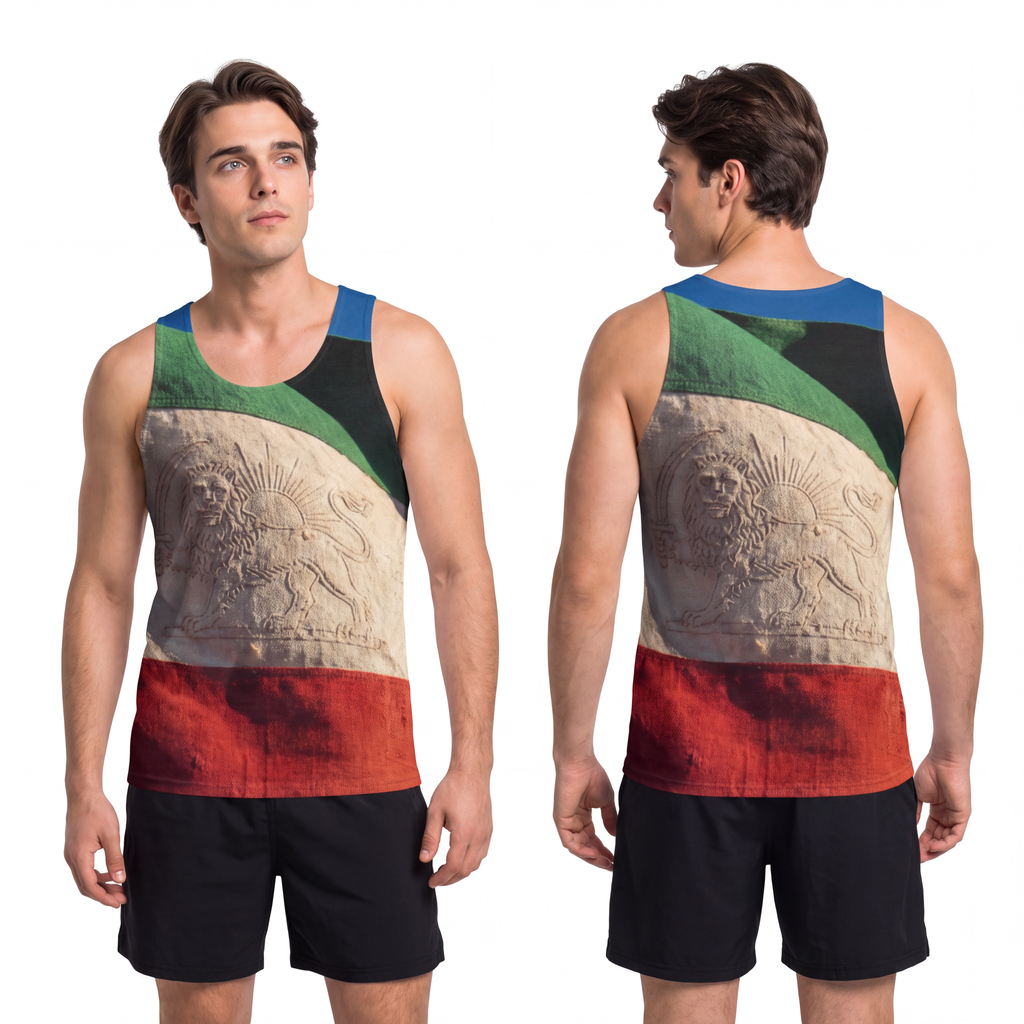 Men's Tank Top - Vintage Lion and Sun Tank | Echovira...