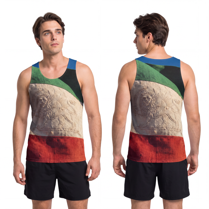 Men's Tank Top - Vintage Lion and Sun Tank