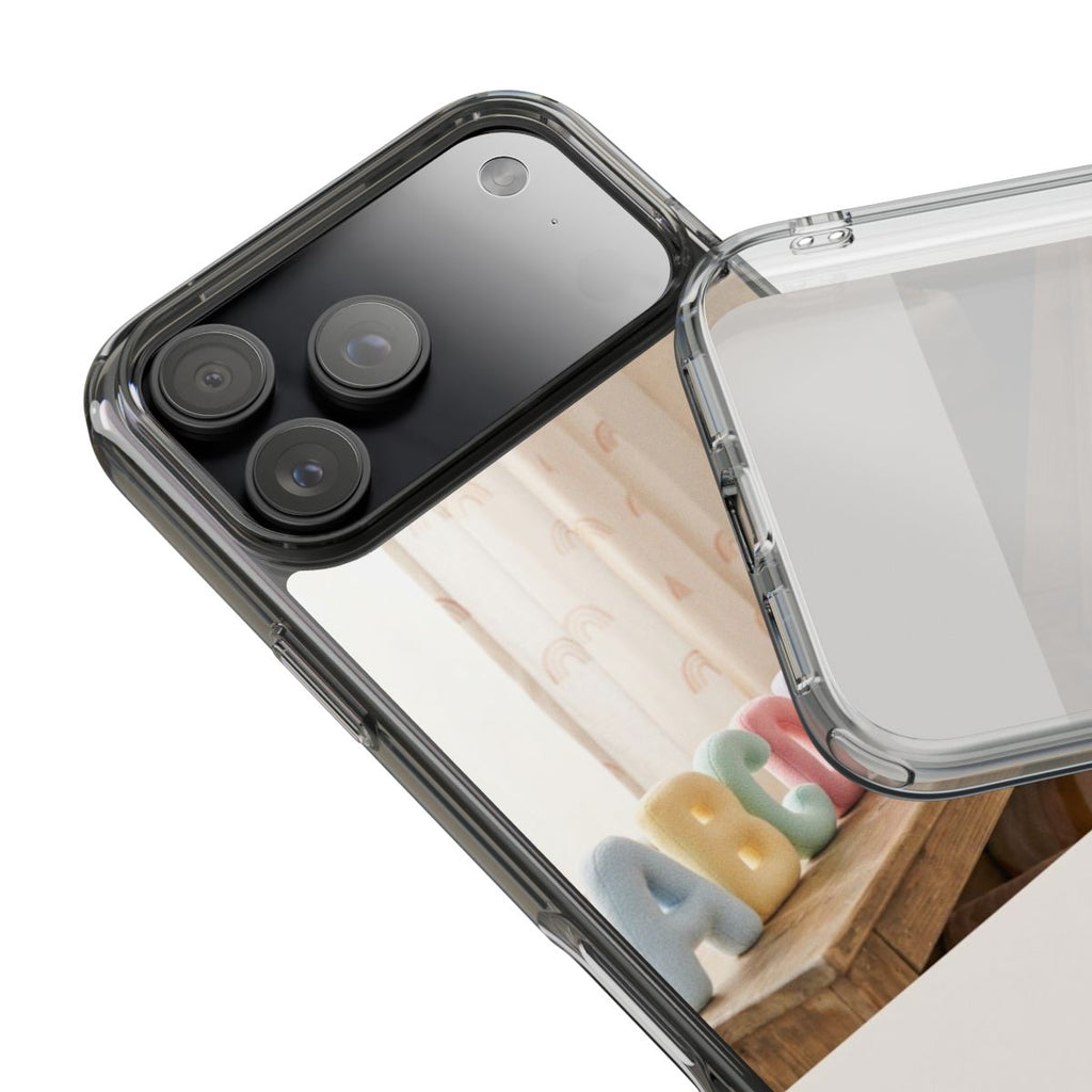 Clear Impact-Resistant Case - Pastel ABCs | Echovira Gallery