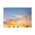 Glass Cutting Board - Sunset Mountain | Echovira Gallery