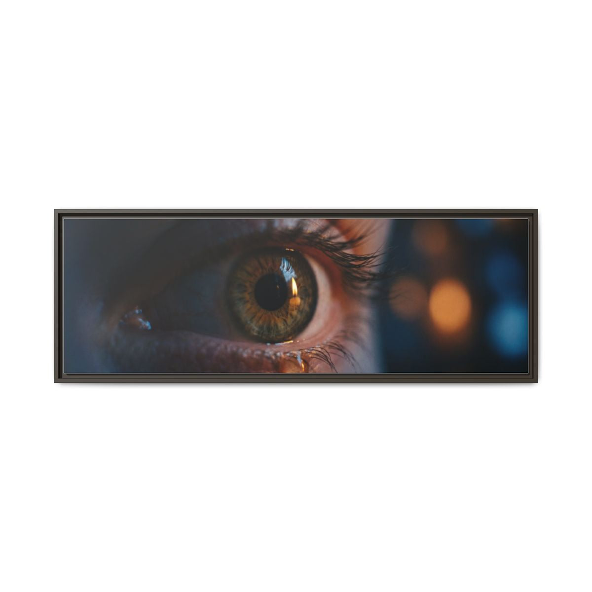 Framed Matte Canvas - Mystic Eye — Espresso / 1.25"