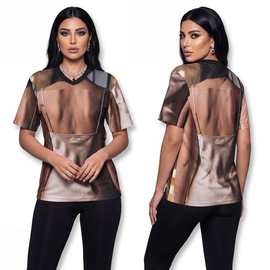 Unisex Football Jersey - Shimmering City Grid | Echovira...