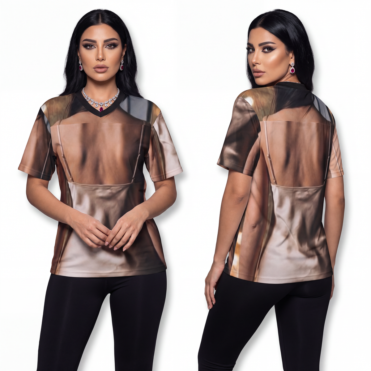 Unisex Football Jersey - Shimmering City Grid | Echovira...
