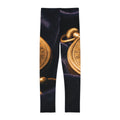 Vintage Brass Sundial Compass Kids Leggings
