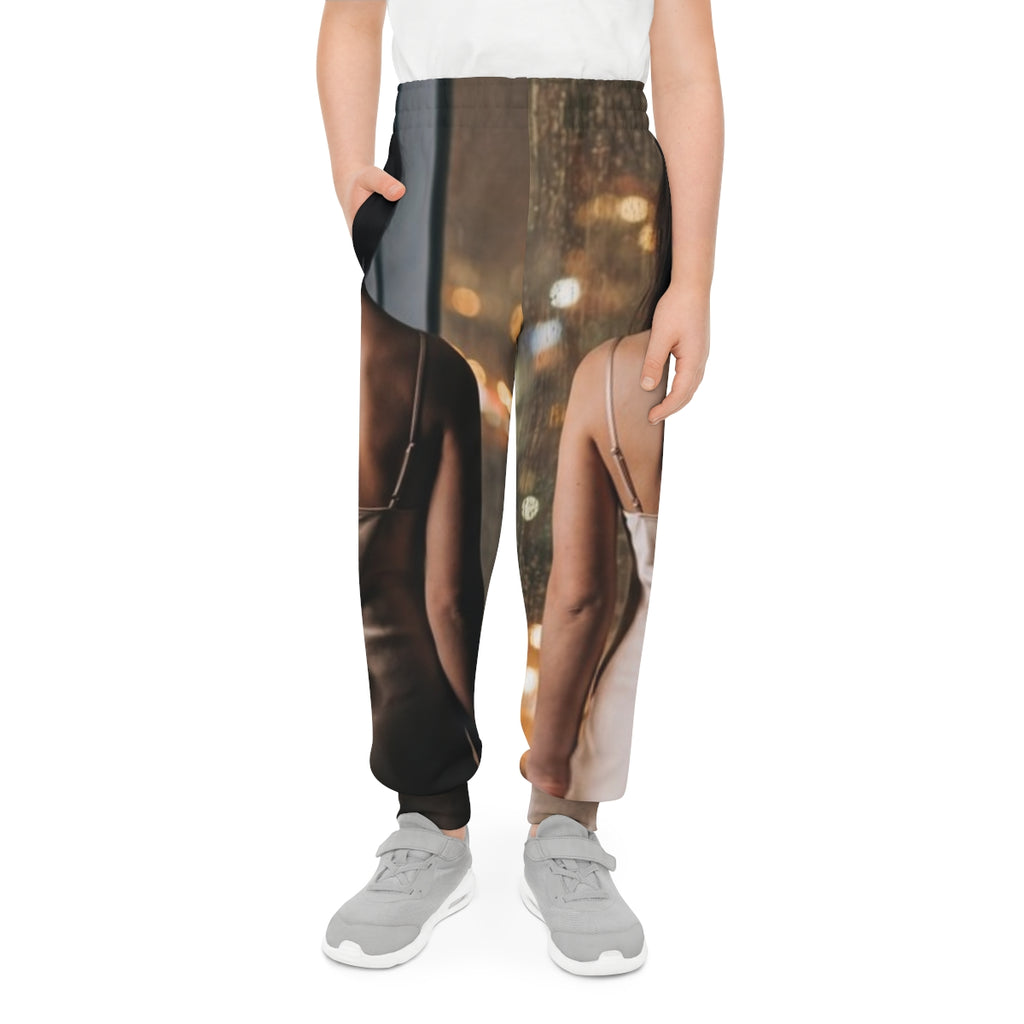 Youth Joggers - Golden City Reflections | Echovira Gallery