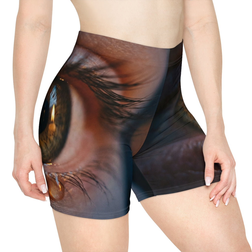 Damen-Radlerhose – leuchtender Riss