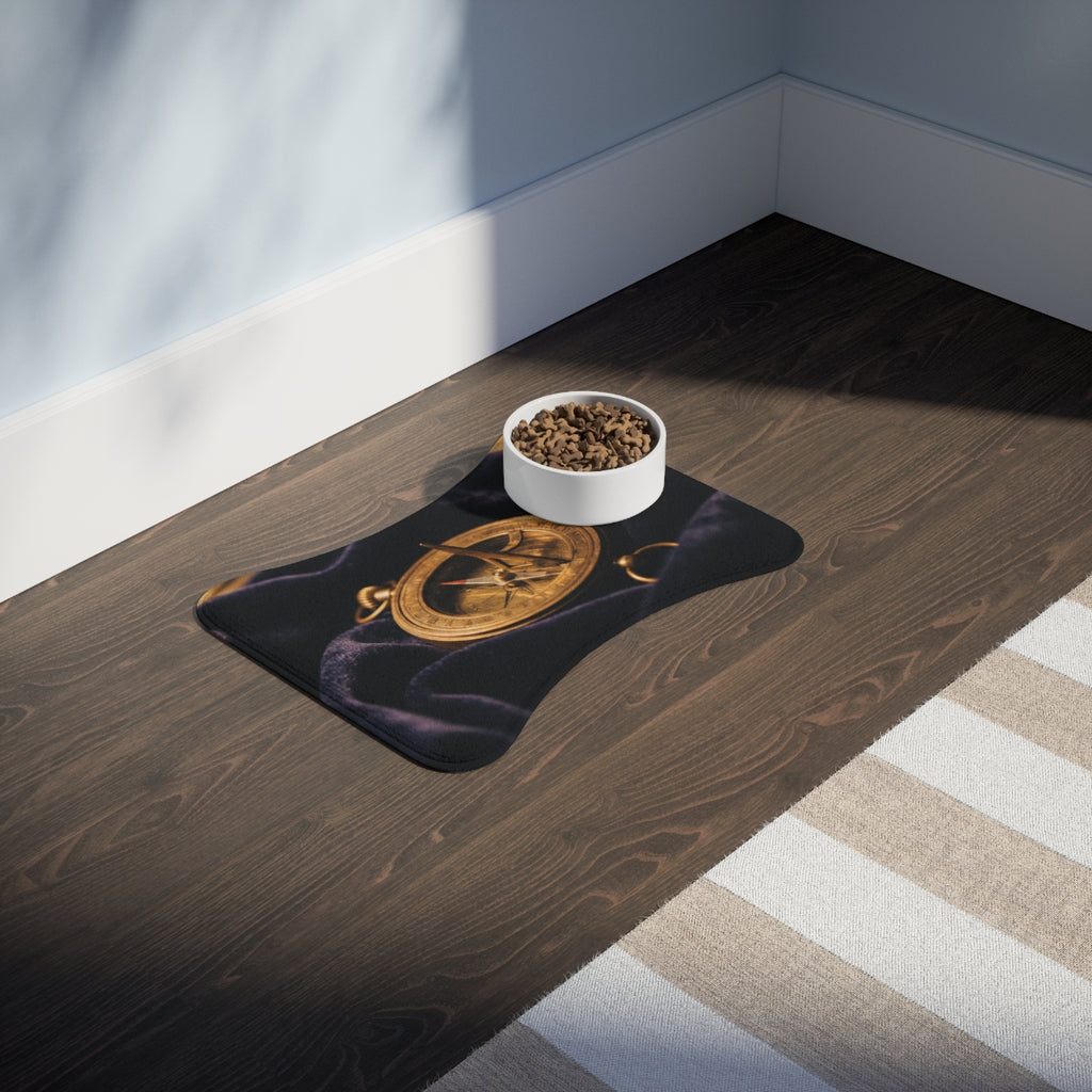 Sundial Compass Pet Feeding Mats